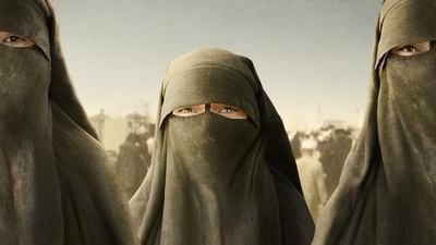 The niqab makes it difficult to identify Yazidis living in the camp (LOLAV MEDIA AB 2021) The niqab makes it difficult to identify Yazidis living in the camp (LOLAV MEDIA AB 2021)