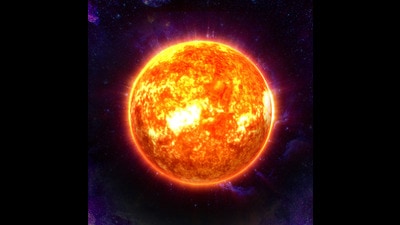 A representation of a very young earth in the Hadean Eon, when the surface was an ocean of lava. (Shutterstock) A representation of a very young earth in the Hadean Eon, when the surface was an ocean of lava. (Shutterstock)