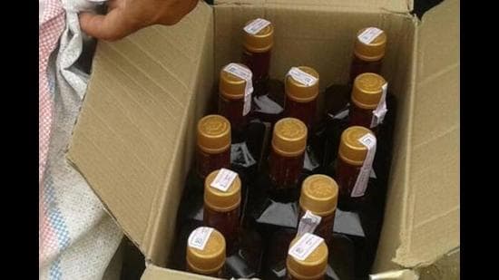 Citizens in Maharashtra may soon be able to say “cheers” to an enhanced taste of their favourite brand of liquor as the state government is planning to make it mandatory for liquor manufacturers to blend a certain percentage of grain-based alcohol in their products. (Representational picture.)