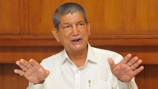 Former Uttarakhand chief minister Harish Rawat is the in-charge of Congress affairs in Punjab. (HT Photo)