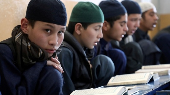 The Taliban allowed boys in classes six to 12 to attend school and male teachers to resume teaching across Afghanistan from Saturday but have not said when girls could return. REUTERS/Omar Sobhani/File Photo