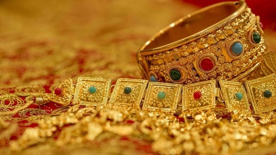 Gold prices fell marginally by <span class='webrupee'>₹</span>36 to <span class='webrupee'>₹</span>45,888 per 10 gram on Tuesday as the international market also saw a depreciation.