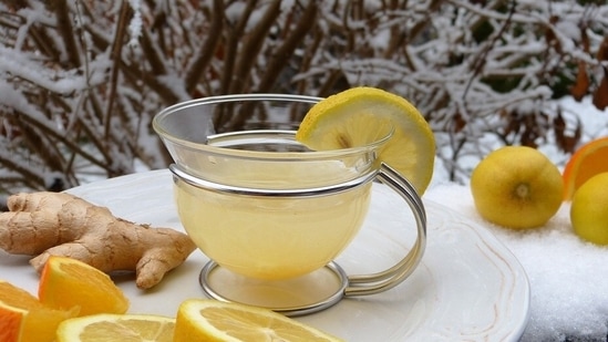 8. Take some warm water, add half a lemon, some honey and drink it.(Pixabay)