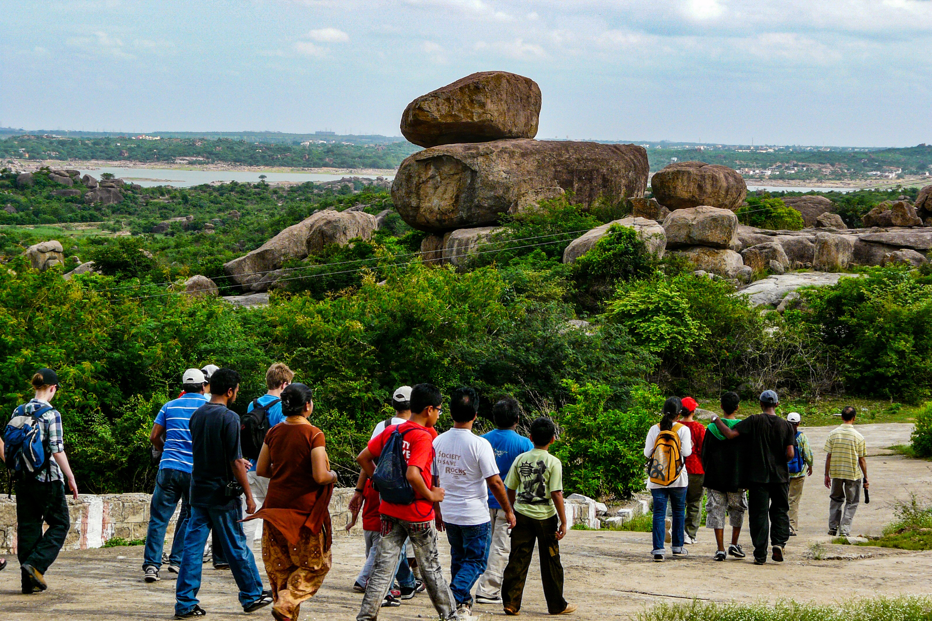 The giant rocks are spread across Hyderabad and outside it. Society to Save Rocks often conducts rock walks for residents of the city, to spread awareness and bring about an appreciation of this natural heritage. (Sangeeta Varma) The giant rocks are spread across Hyderabad and outside it. Society to Save Rocks often conducts rock walks for residents of the city, to spread awareness and bring about an appreciation of this natural heritage. (Sangeeta Varma)