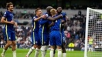 Chelsea's Antonio Rudiger, right, celebrates after scoring his side's third goal during the English Premier League soccer match between Tottenham Hotspur and Chelsea at the Tottenham Hotspur Stadium in London, England, Sunday, Sep. 19, 2021. (AP Photo/Matt Dunham)(AP) Chelsea's Antonio Rudiger, right, celebrates after scoring his side's third goal during the English Premier League soccer match between Tottenham Hotspur and Chelsea at the Tottenham Hotspur Stadium in London, England, Sunday, Sep. 19, 2021. (AP Photo/Matt Dunham)(AP)