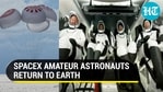SpaceX all-civilian crew returns to Earth, complete historic 3-day space trip