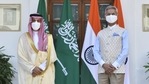 S Jaishankar (right) with Saudi Arabia's foreign minister Prince Faisal (twitter.com/DrSJaishankar) S Jaishankar (right) with Saudi Arabia's foreign minister Prince Faisal (twitter.com/DrSJaishankar)