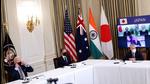 US President Joe Biden(left) takes part in a virtual meeting of the Quadrilateral Security Dialogue (Quad) with the leaders of India, Australia and Japan on March 12, 2021. Joe Biden will host an in-person summit of the Quad group in Washington on September 24. (REUTERS) US President Joe Biden(left) takes part in a virtual meeting of the Quadrilateral Security Dialogue (Quad) with the leaders of India, Australia and Japan on March 12, 2021. Joe Biden will host an in-person summit of the Quad group in Washington on September 24. (REUTERS)