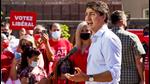 Canada’s Liberal Prime Minister Justin Trudeau speaks during an election campaign stop in Richmond Hill, Ontario, on Saturday. Rival Conservative Party under Erin O’Toole is finding it difficult to increase its seat numbers vis-a-vis 2019 Canada elections. (REUTERS) Canada’s Liberal Prime Minister Justin Trudeau speaks during an election campaign stop in Richmond Hill, Ontario, on Saturday. Rival Conservative Party under Erin O’Toole is finding it difficult to increase its seat numbers vis-a-vis 2019 Canada elections. (REUTERS)
