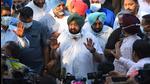 Captain Amarinder Singh didn’t say he would leave the Congress party but made it clear that he will not accept Punjab Congress chief Navjot Singh Sidhu as the face of the party in the state. (HT Photo) Captain Amarinder Singh didn’t say he would leave the Congress party but made it clear that he will not accept Punjab Congress chief Navjot Singh Sidhu as the face of the party in the state. (HT Photo)