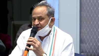 Rajasthan chief minister Ashok Gehlot. (ANI) Rajasthan chief minister Ashok Gehlot. (ANI)