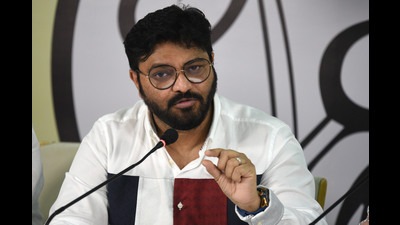 Babul Supriyo (Samir Jana/HT Photo) Babul Supriyo (Samir Jana/HT Photo)