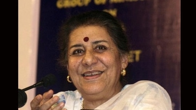 Congress leader Ambika Soni is seen in this file photo. (File Photo) Congress leader Ambika Soni is seen in this file photo. (File Photo)