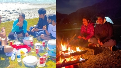 Sara Ali Khan has shared pictures from her vacation to Lake Sheshnag, in Jammu & Kashmir. Sara Ali Khan has shared pictures from her vacation to Lake Sheshnag, in Jammu & Kashmir. 