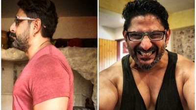 Arshad Warsi tweeted about his fitness journey. Arshad Warsi tweeted about his fitness journey.
