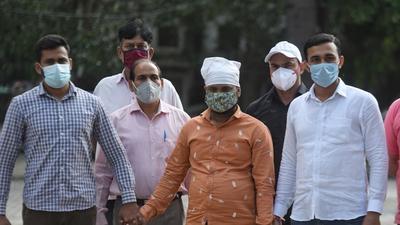 The suspect Bhola was caught by the Delhi Police narcotics team near Seelampur Metro station on Thursday (Sanchit Khanna/ HT photo) The suspect Bhola was caught by the Delhi Police narcotics team near Seelampur Metro station on Thursday (Sanchit Khanna/ HT photo)