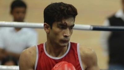 File image: Shiva Thapa storms into semifinals of boxing nationals (Pitamber Newar/ HT Photo) File image: Shiva Thapa storms into semifinals of boxing nationals (Pitamber Newar/ HT Photo)