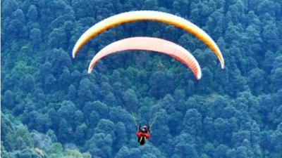 Giving wings to my desire to fly over the steep hills of Bir-Billing in Himachal Pradesh, I found the canopy of clouds and the lush surroundings at a height of 8,000 feet to be a surreal experience. (Representative photo/HT)