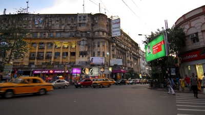 Park Street, the popular Kolkata destination which houses all three restaurants, has been widely portrayed in films and televisions. (HT Photo)