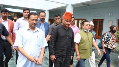 Kejriwal, who is on a day-long visit to Haldwani in Nainital, said his party will provide 80% reservation for Uttarakhand residents in the jobs in the state (HT Photo by Raajiv Kala) Kejriwal, who is on a day-long visit to Haldwani in Nainital, said his party will provide 80% reservation for Uttarakhand residents in the jobs in the state (HT Photo by Raajiv Kala)