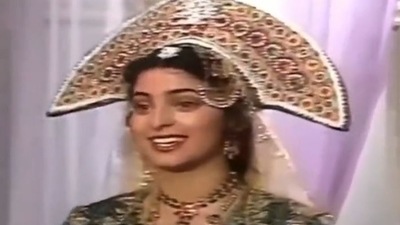 Juhi Chawla in a still from the TV show Bahadur Shah Zafar.