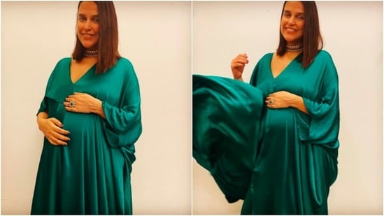 Neha Dhupia is pregnant with her second baby.(Instagram/@nehadhupia)