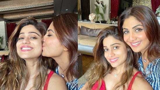 Bigg Boss OTT finalist Shamita Shetty reunited with sister Shilpa Shetty.