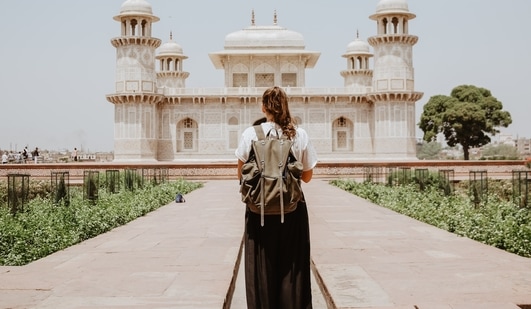 Amid a decline in Covid cases in the country, India may soon reopen its doors for foreign tourists for the first time in one-and-a-half years, officials said.(Unsplash) Amid a decline in Covid cases in the country, India may soon reopen its doors for foreign tourists for the first time in one-and-a-half years, officials said.(Unsplash)