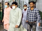 Sukanta Majumdar (centre) is BJP's sitting MP from Balurghat constituency in West Bengal. (File photo) Sukanta Majumdar (centre) is BJP's sitting MP from Balurghat constituency in West Bengal. (File photo)
