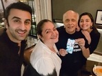 Ranbir Kapoor and Alia Bhatt attended Mahesh Bhatt’s birthday party. Ranbir Kapoor and Alia Bhatt attended Mahesh Bhatt’s birthday party.