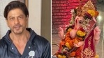 Shah Rukh Khan celebrates Ganesh Chaturthi at home every year. Shah Rukh Khan celebrates Ganesh Chaturthi at home every year.