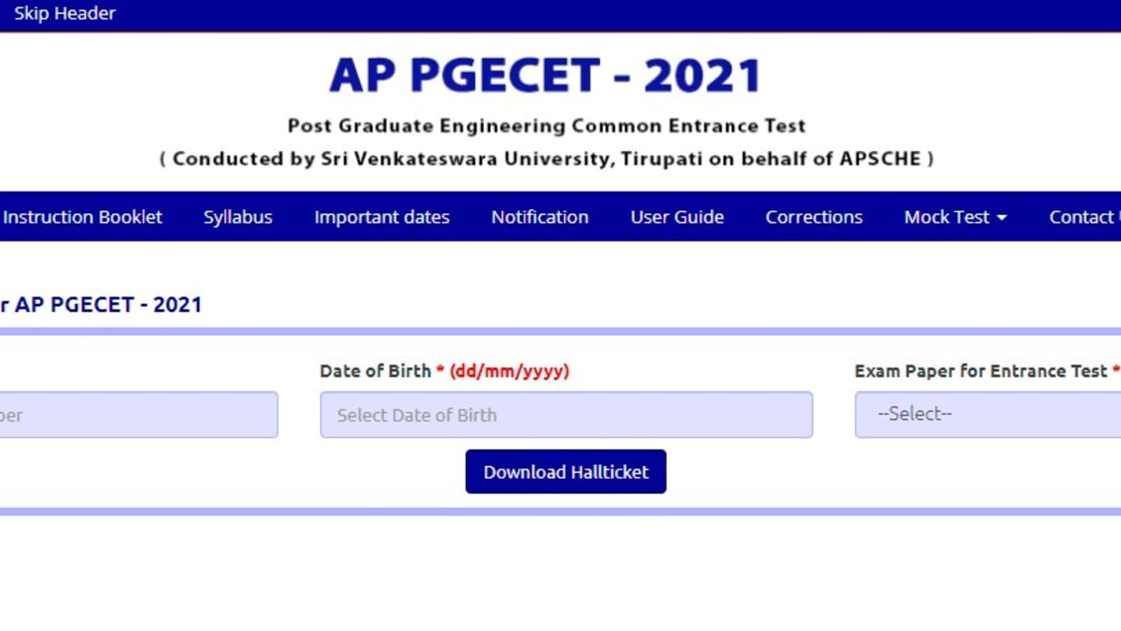 AP PGECET admit cards 2021 released, here's how to download hall tickets