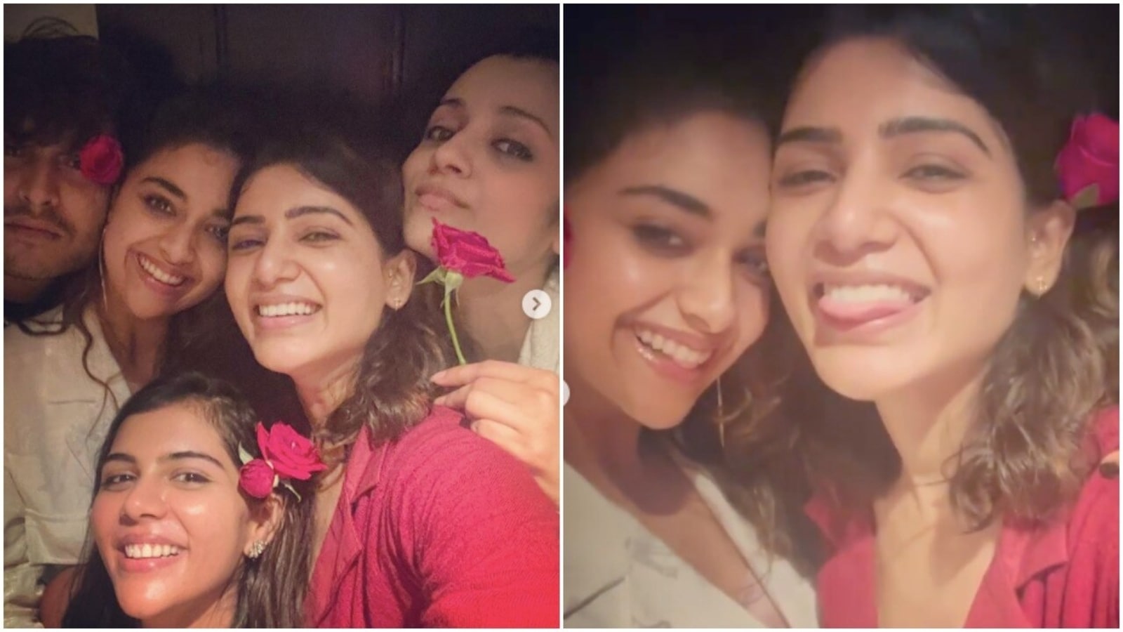 Kalyani Xxx Videos - Samantha Akkineni parties with Trisha Krishnan and Keerthy Suresh amid Naga  Chaitanya separation rumours. See pics - Hindustan Times