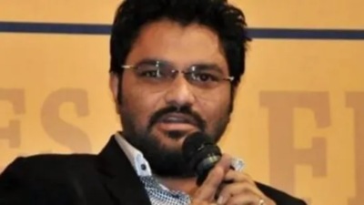 Babul Supriyo joined the Trinamool Congress on Saturday. (PTI) Babul Supriyo joined the Trinamool Congress on Saturday. (PTI)