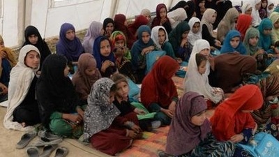 According to Unesco, Afghanistan has made crucial gains in the education sector in the last 20 years with female literacy doubling up from 17% to 30% since 2001. (AFP file photo)
