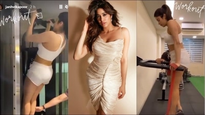Janhvi Kapoor lays perfect Monday motivation with pullups, strength exercises (Instagram/janhvikapoor)