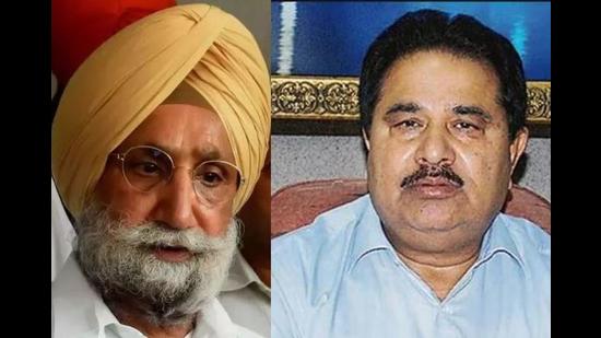 Punjab Congress leaders Sukhjinder Singh Randhawa and OP Soni were sworn in as deputies to Charanjit Singh Channi, the 16th chief minister of Punjab, in Chandigarh on Monday. (HT file photos)