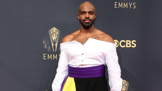 Carl Clemons-Hopkins at the 73rd Primetime Emmy Awards at L.A. LIVE. (AFP)