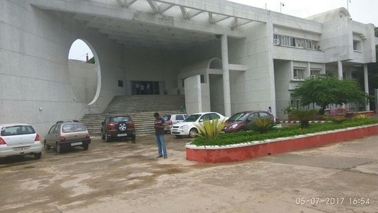 BBAU entrance exam schedule; Candidates who have to appear for the entrance test can check the schedule on the official website of NTA at nta.ac.in.(HT Photo) BBAU entrance exam schedule; Candidates who have to appear for the entrance test can check the schedule on the official website of NTA at nta.ac.in.(HT Photo)