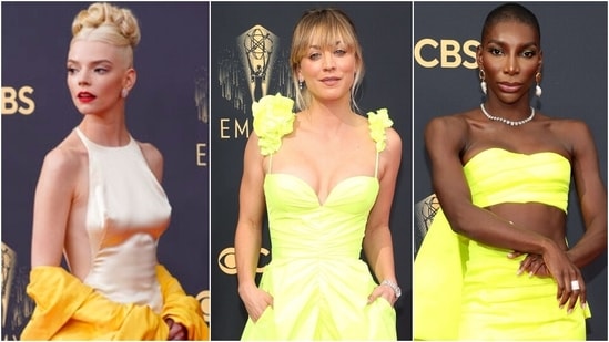 Emmys 2021: Television's biggest night marked a return to in-person award ceremonies after going virtual last year. The show, hosted by Cedric the Entertainer, took place at the Event Deck at L.A. Live. The ceremony moved to an indoor-outdoor venue this year due to the pandemic. Here are all the major looks and moments from the award show.