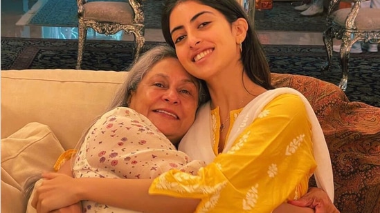 Navya Naveli Nanda has shared a new picture with her grandmother Jaya Bachchan.