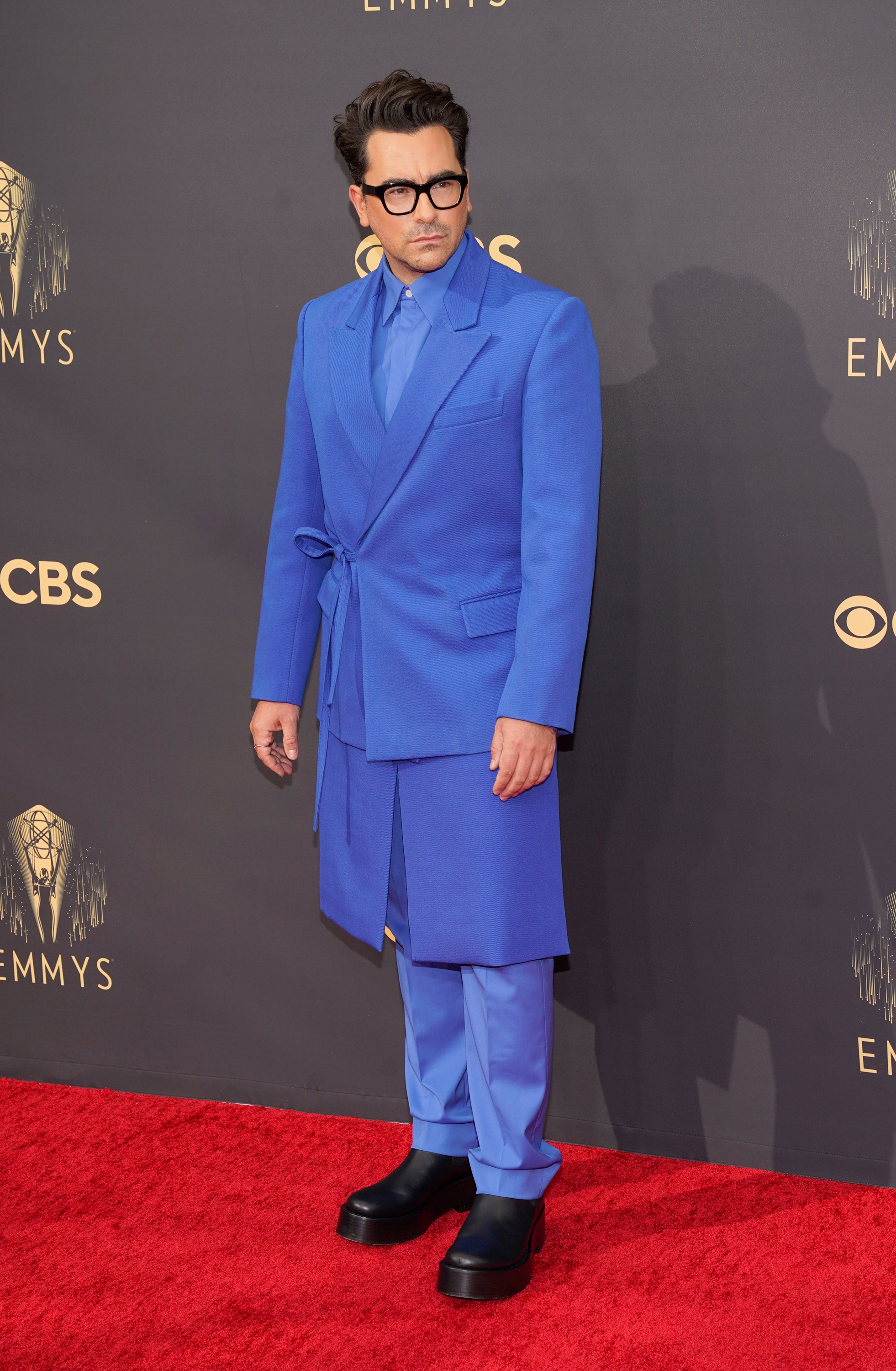 Daniel Levy arrives at the 73rd Primetime Emmy Awards&nbsp;(Chris Pizzello/Invision/AP)