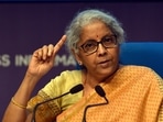 Union finance minister Nirmala Sitharaman addresses a press conference in New Delhi.(Sanjeev Verma/HT File Photo) Union finance minister Nirmala Sitharaman addresses a press conference in New Delhi.(Sanjeev Verma/HT File Photo)
