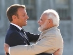 PM Modi and Macron also expressed serious concerns over the ongoing political and humanitarian crisis in Afghanistan.(Reuters) PM Modi and Macron also expressed serious concerns over the ongoing political and humanitarian crisis in Afghanistan.(Reuters)