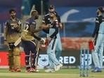 KKR beat RCB by 9 wickets iin IPL 2021 match No. 31.