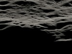 A data visualization showing the mountainous area west of Nobile Crater and the smaller craters that litter its rim at the lunar South Pole.(Nasa) A data visualization showing the mountainous area west of Nobile Crater and the smaller craters that litter its rim at the lunar South Pole.(Nasa)