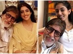 Amitabh Bachchan poses with his granddaughter Navya Naveli Nanda. Amitabh Bachchan poses with his granddaughter Navya Naveli Nanda.