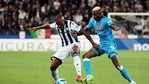 Udinese's Samir, left, and Napoli's Victor Osimhen in action during the Serie A soccer match between Udinese and Napoli, at the Dacia arena in Udine(AP) Udinese's Samir, left, and Napoli's Victor Osimhen in action during the Serie A soccer match between Udinese and Napoli, at the Dacia arena in Udine(AP)