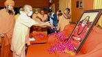 Narendra Giri was found dead in Prayagraj on Monday night, police have said. (PTI Photo) Narendra Giri was found dead in Prayagraj on Monday night, police have said. (PTI Photo)