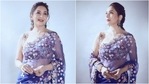 Madhuri Dixit in <span class='webrupee'>₹</span>1.8 lakh floral saree and bustier is ethereal beyond words, all pics(Instagram/@madhuridixtinene) Madhuri Dixit in <span class='webrupee'>₹</span>1.8 lakh floral saree and bustier is ethereal beyond words, all pics(Instagram/@madhuridixtinene)